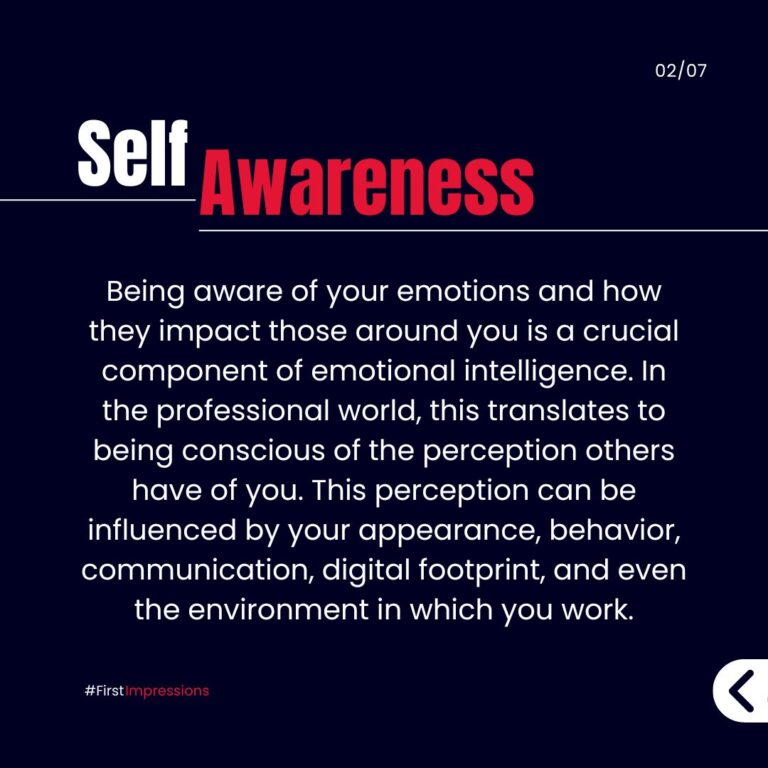 Emotional Intelligence and First Impressions