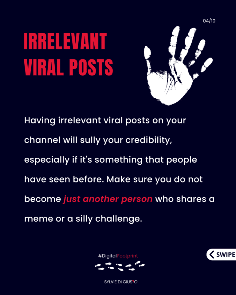 What not to post on Social Media