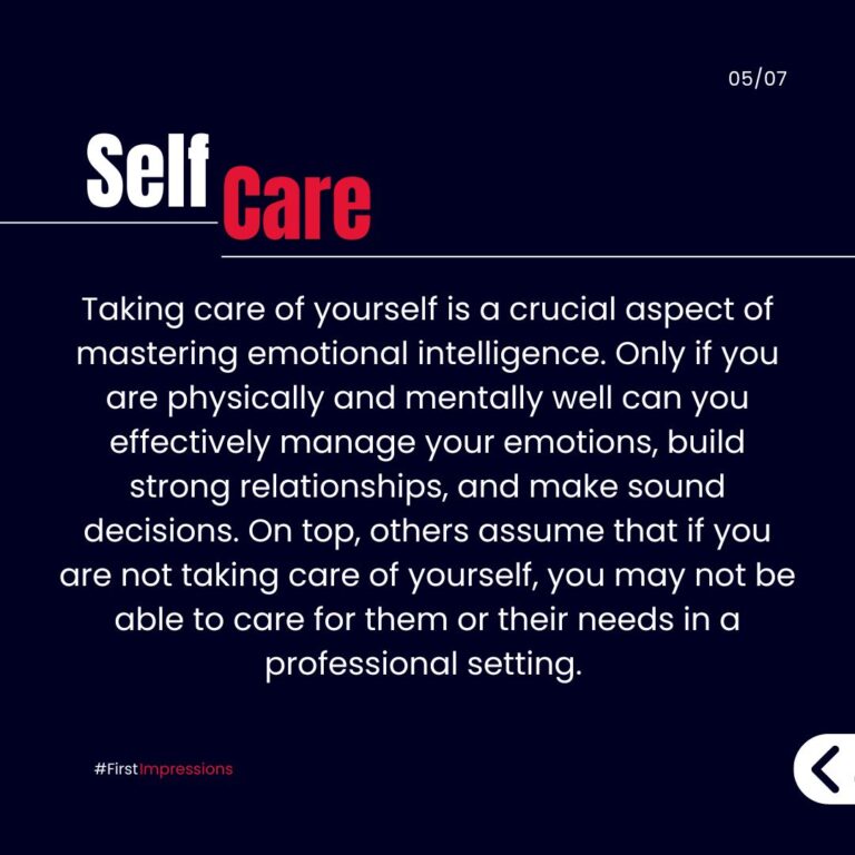 Emotional Intelligence and First Impressions