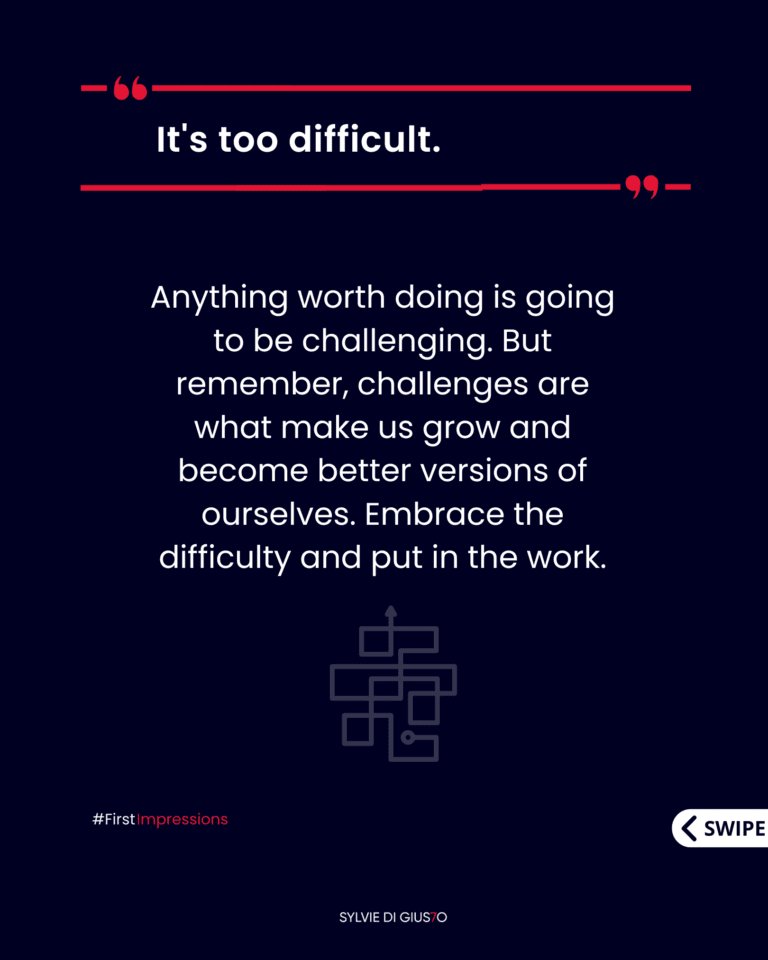 Reputation in the Workplace, Excuses