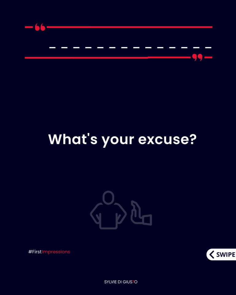 Reputation in the Workplace, Excuses