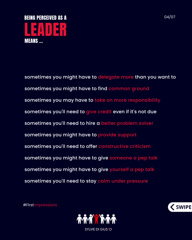 Attitude of a Leader