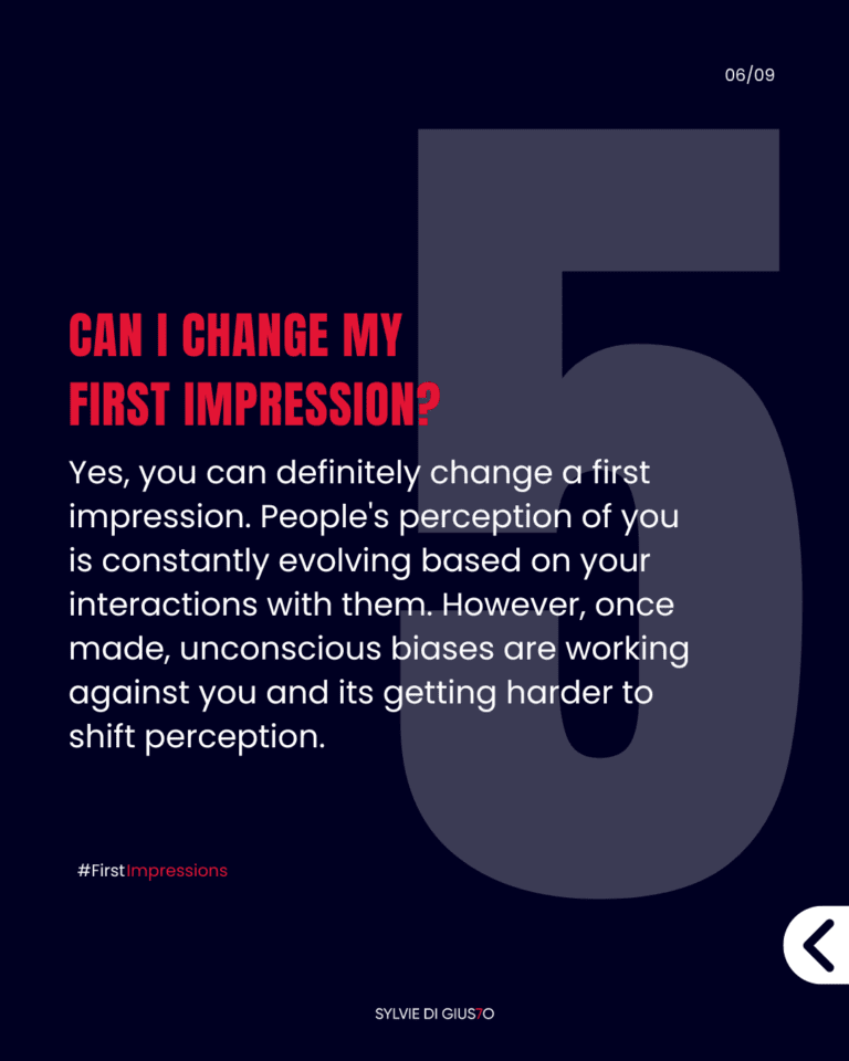 Frequently asked questions, First Impressions