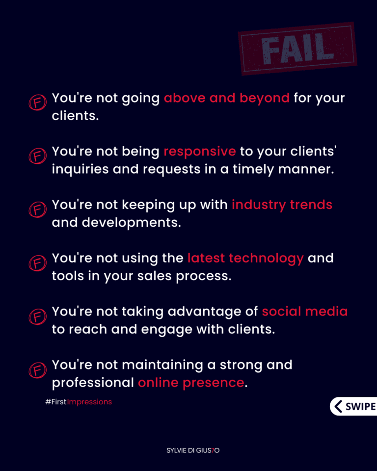 Common Sales Mistakes