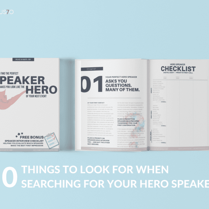 How to find the perfect keynote speaker, Ebook, Sylvie di Giusto, 2
