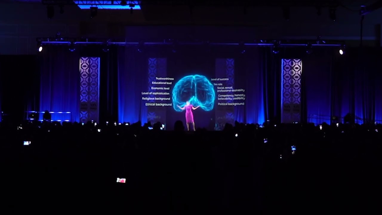 3D Immersive Holographic Keynote by Sylvie di Giusto