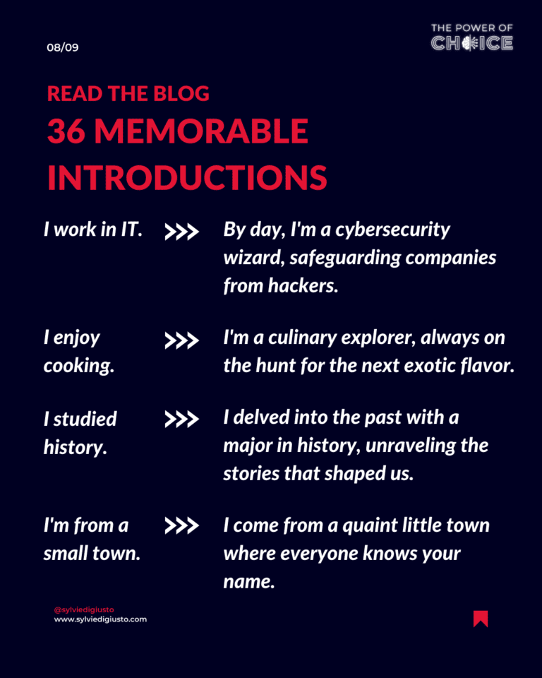 Memorable Introductions