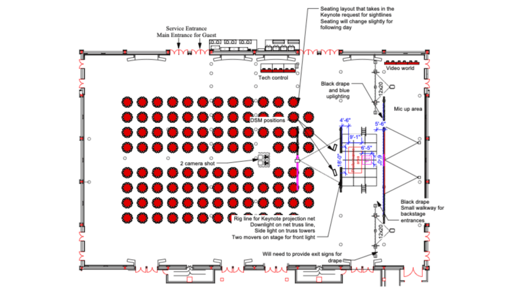 3D Immersive Experience Tech Setting