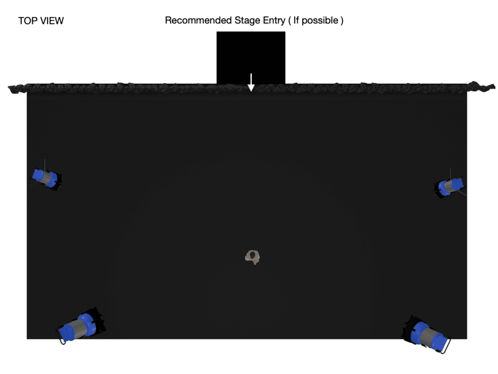 3D Holographic Experience Top View