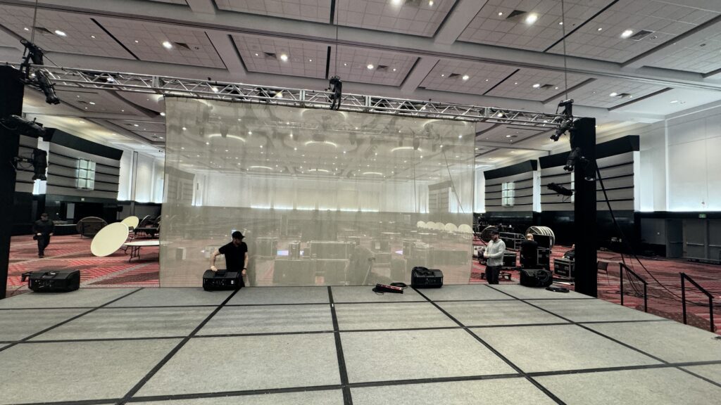 3D Holographic Experience Stage Setup Example, Sylvie di Giusto