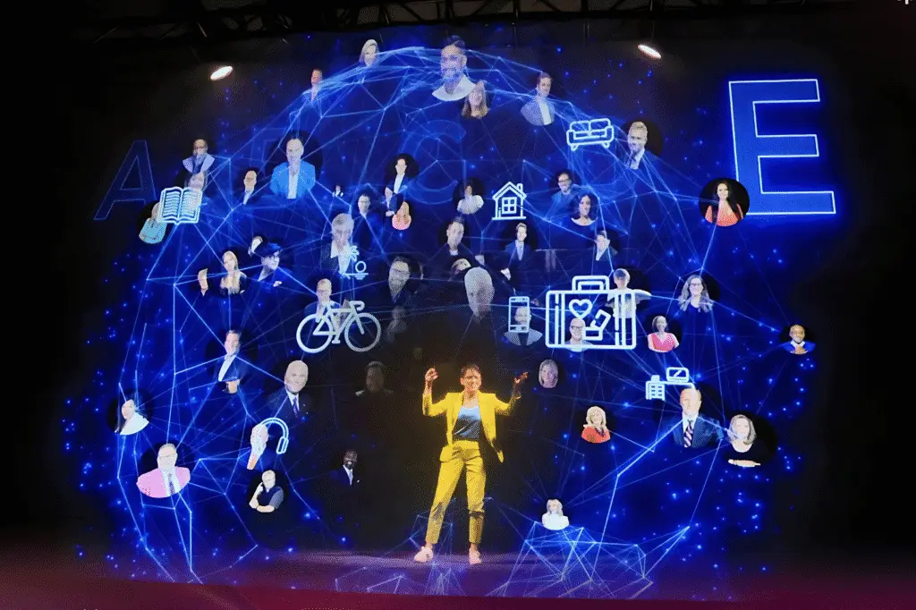 Hologram Conference, Example