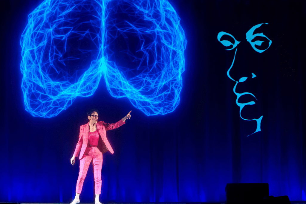 Hologram Conference, Example