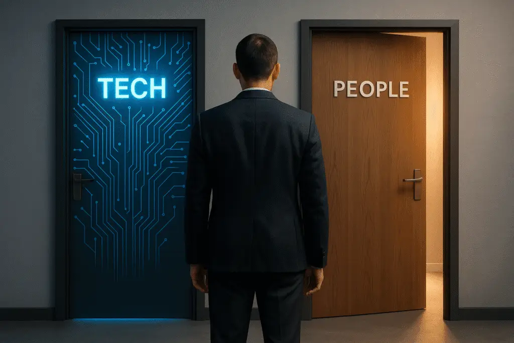 AI leadership tech or people