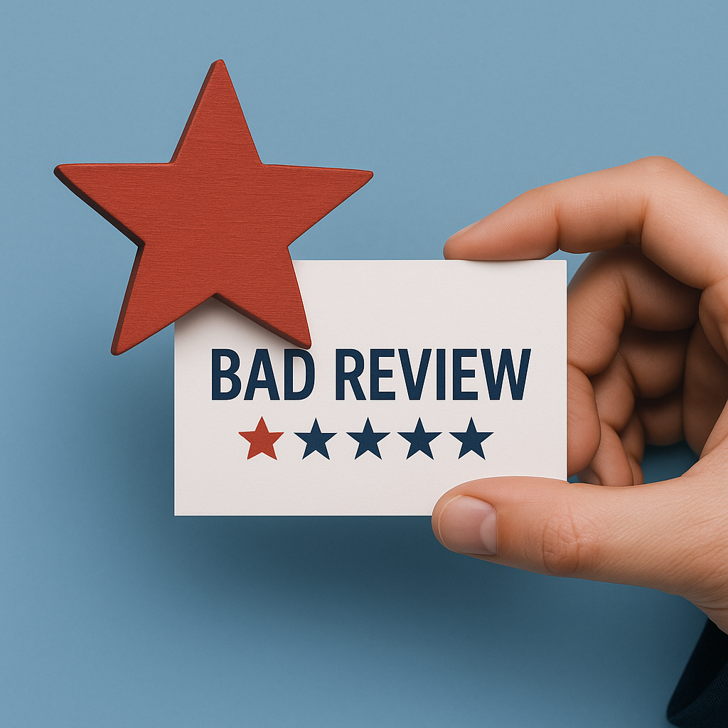 Bad Review, What to do