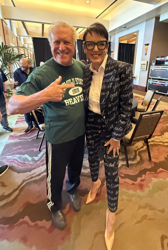 Best Motivational Keynote Speaker in the World, Mark Scharenbroich with Sylvie di Giusto