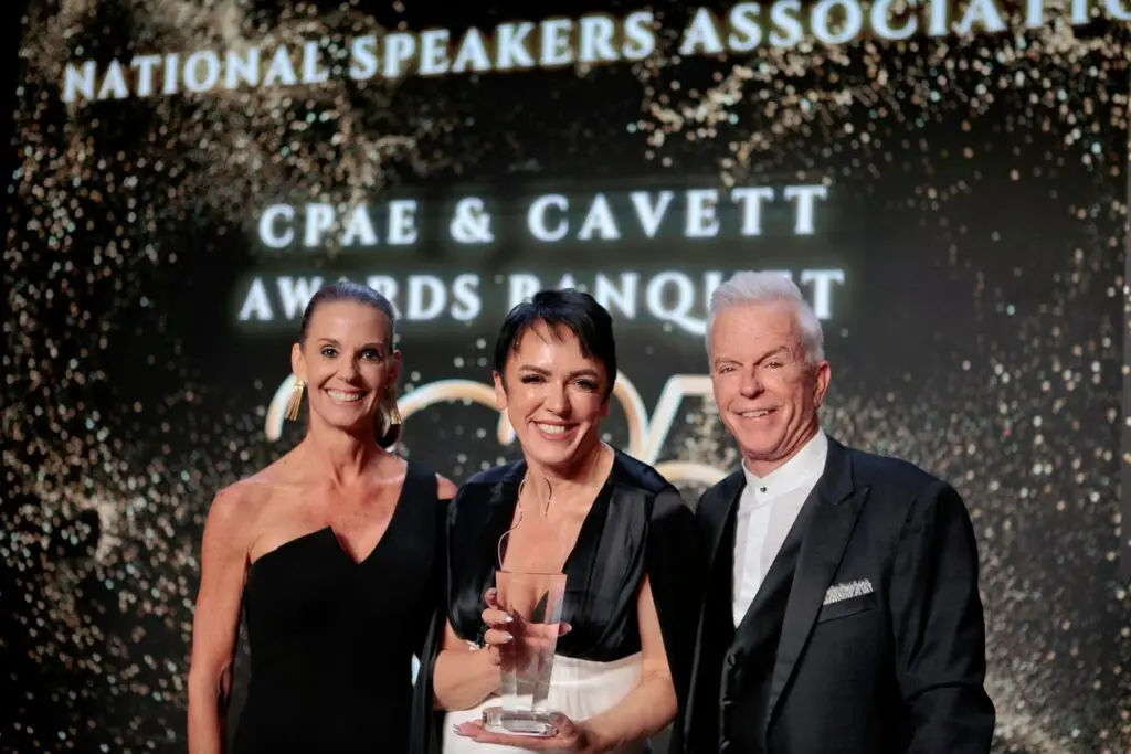 Hall of Fame Speakers, Sylvie with Mike Staver
