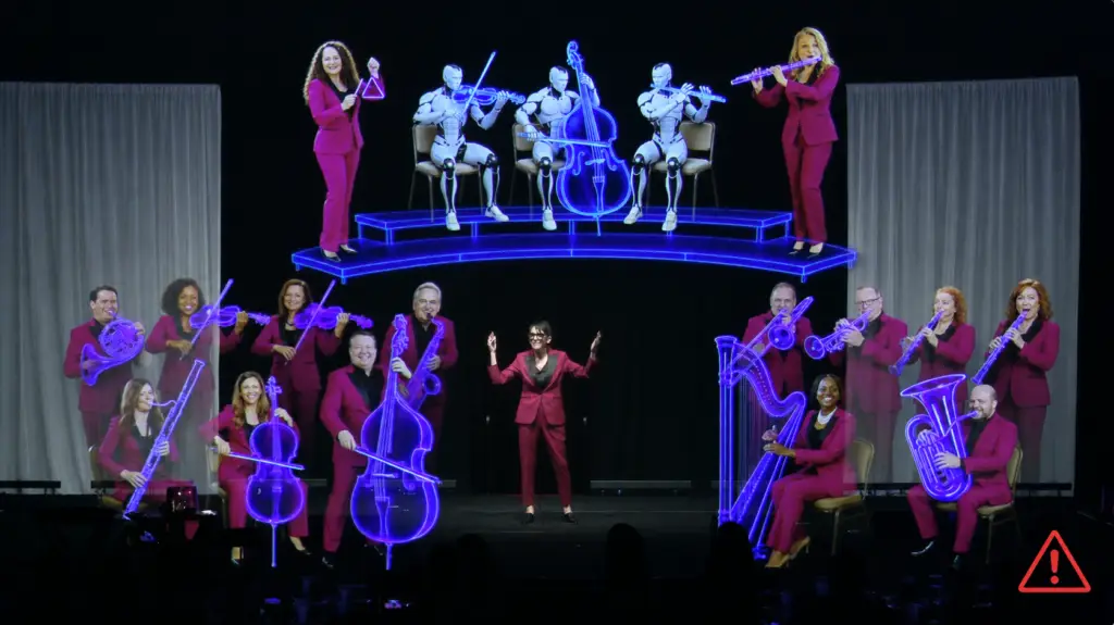 3D holographic experience 1