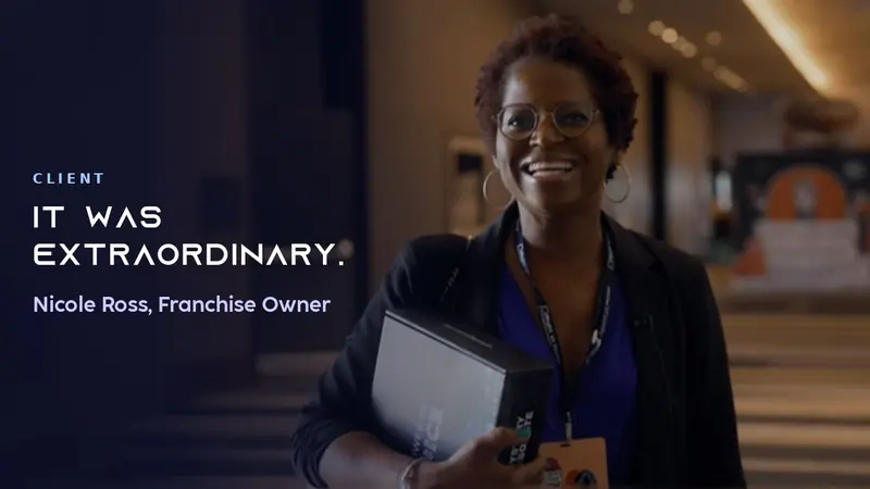 Nicole Ross, Franchise Owner, client testimonial